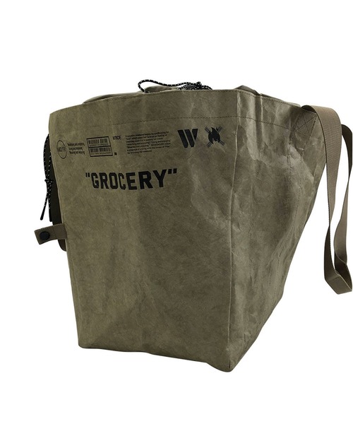 WEEKEND(ER)(ウィークエンダー)の「WEEKEND(ER) ウィークエンダー TY GROCERY COOL BAG 保冷バッグ(トートバッグ・レディース・グレー/オリーブ/ナチュラル/イエロー・FREE)」の10枚目の写真