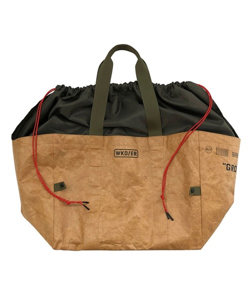 WEEKEND(ER)(ウィークエンダー)の「WEEKEND(ER) ウィークエンダー TY GROCERY COOL BAG 保冷バッグ(トートバッグ・レディース・グレー/オリーブ/ナチュラル/イエロー・FREE)」の18枚目の写真