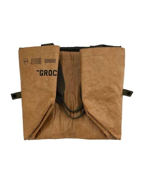 WEEKEND(ER)(ウィークエンダー)の「WEEKEND(ER) ウィークエンダー TY GROCERY COOL BAG 保冷バッグ(トートバッグ・レディース・グレー/オリーブ/ナチュラル/イエロー・FREE)」の15枚目の写真