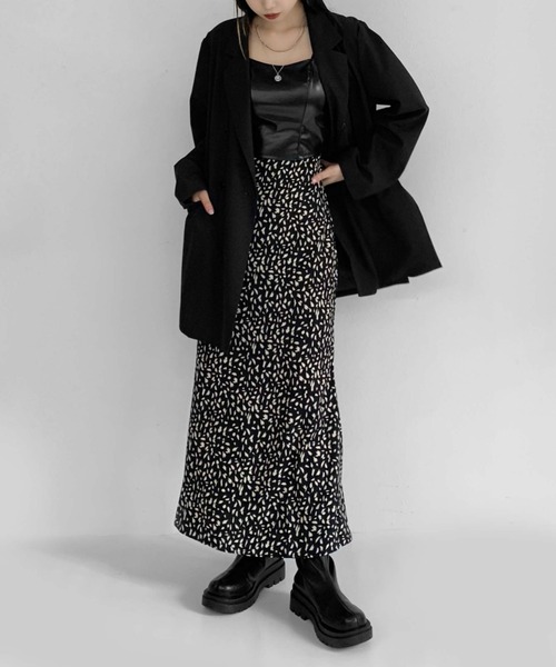 LVEU.(ラブユ.)の「【LVEU.】ブラカップデザインビスチェ / トップス インナー ブラトップ カップ ビスチェ 合皮 レース ブラック レイヤード(キャミソール・レディース・ブラック・FREE)」の13枚目の写真