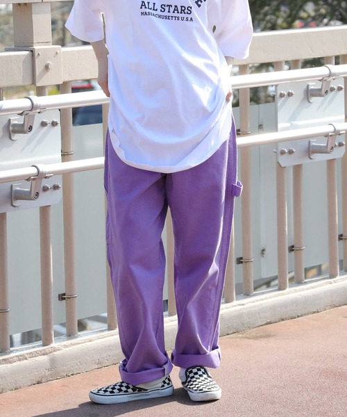 Wrangler（ラングラー）の「【wrangler】カラーペインターパンツ（その他パンツ・レディース・パープル・S/M/L/XL/XS）」の8枚目の写真