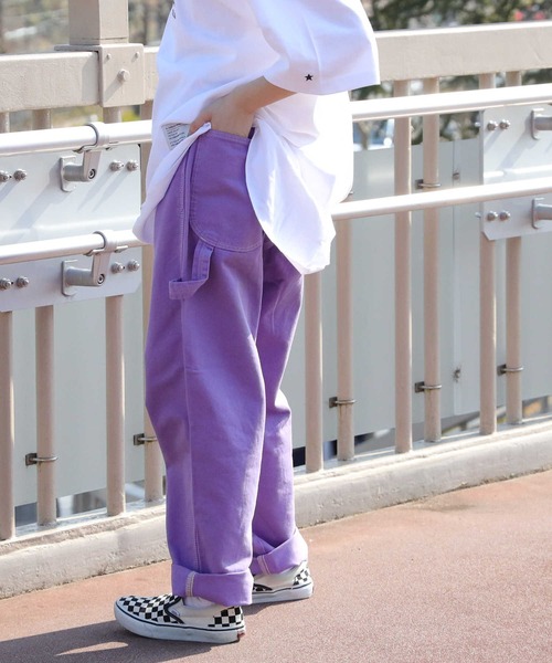 Wrangler（ラングラー）の「【wrangler】カラーペインターパンツ（その他パンツ・レディース・パープル・S/M/L/XL/XS）」の9枚目の写真