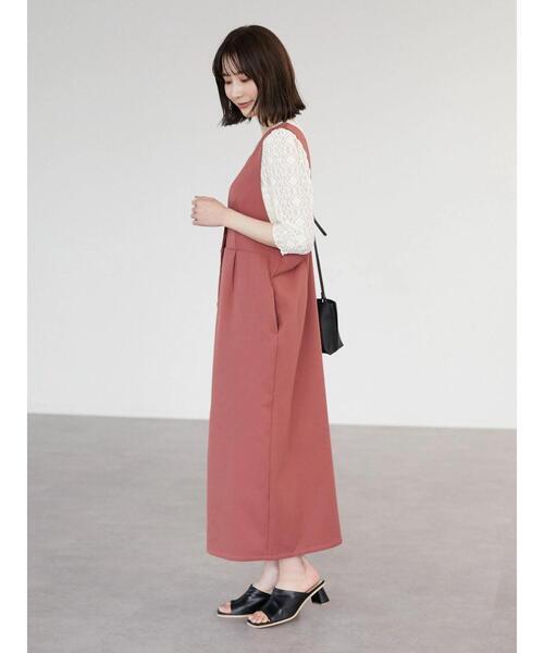 Green Parks(グリーンパークス)の「SET2点 レースプルオーバー(Tシャツ/カットソー・レディース・ホワイト/グリーン・FREE)」の9枚目の写真