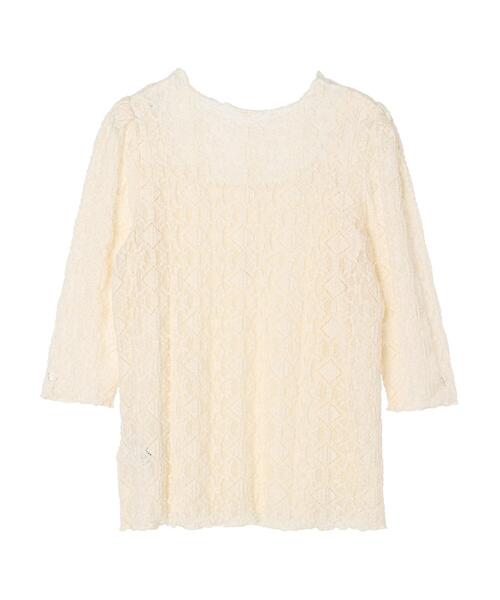 Green Parks(グリーンパークス)の「SET2点 レースプルオーバー(Tシャツ/カットソー・レディース・ホワイト/グリーン・FREE)」の22枚目の写真