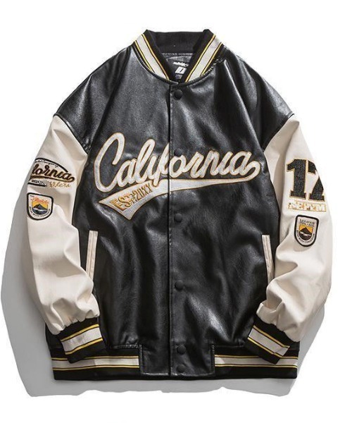 VIBGYOR（ヴィブジョー）の「スプリングスタジャン(BL)（スタジャン・レディース・ブラック/グリーン・FREE）」の8枚目の写真