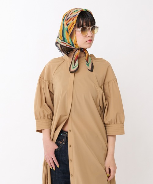 ear PAPILLONNER(イアパピヨネ)の「"SUM1 STYLE(スミスタイル)” 体形カバーが叶う前後2WAYワンピース(ワンピース・レディース・ブラック/サンドベージュ/サックスブルー・FREE)」の12枚目の写真