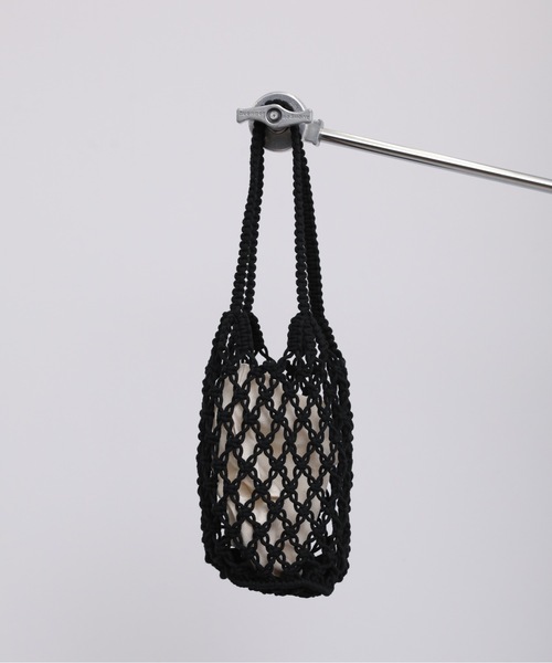 ap retro(アプレトロ)の「メッシュバッグ 巾着付(ハンドバッグ・レディース・ホワイト/ブラック/ベージュ/グリーン・FREE)」の12枚目の写真