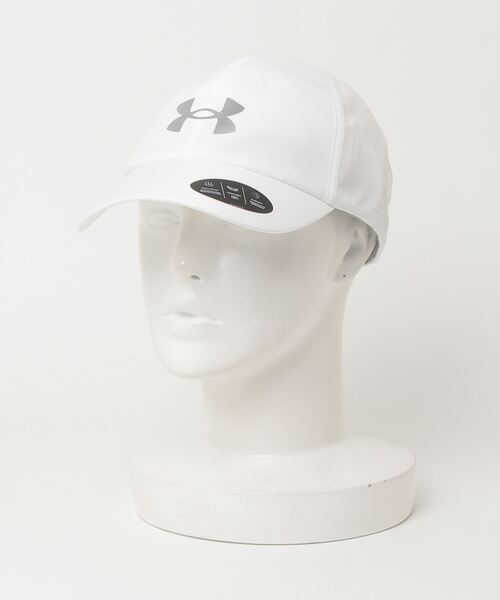 UNDER ARMOUR（アンダーアーマー）の「UAシャドー ラン アジャスタブル キャップ（ランニング/レディース）（キャップ・レディース・ホワイト/ブラック・ONESIZE）」の5枚目の写真