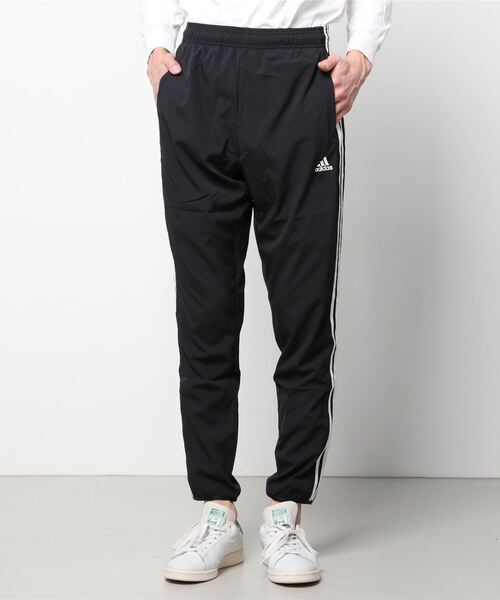 adidas(アディダス)の「アディダス adidas マストハブ 3ストライプス パンツ(その他パンツ・メンズ・ブラック×ホワイト・LL/3L/S/M/L)」の1枚目の写真