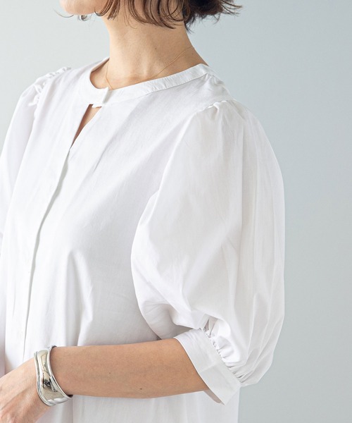 rectangle（レクタングル）の「キャンブリックマーメイドワンピース（シャツワンピース・レディース・ブラック/オフホワイト・LARGE/MEDIUM）」の19枚目の写真