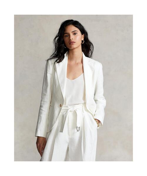 POLO RALPH LAUREN テーラードジャケット ブレザー ホワイト 【公式通販】