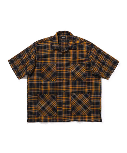 BEAMS（ビームス）の「BEAMS / チェック キューバ シャツ（シャツ/ブラウス・メンズ・ネイビー/パープル・S/XL/M/L）」の10枚目の写真