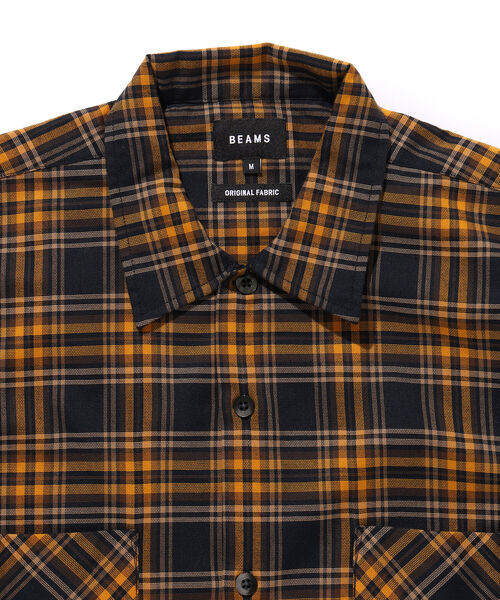 BEAMS（ビームス）の「BEAMS / チェック キューバ シャツ（シャツ/ブラウス・メンズ・ネイビー/パープル・S/XL/M/L）」の18枚目の写真