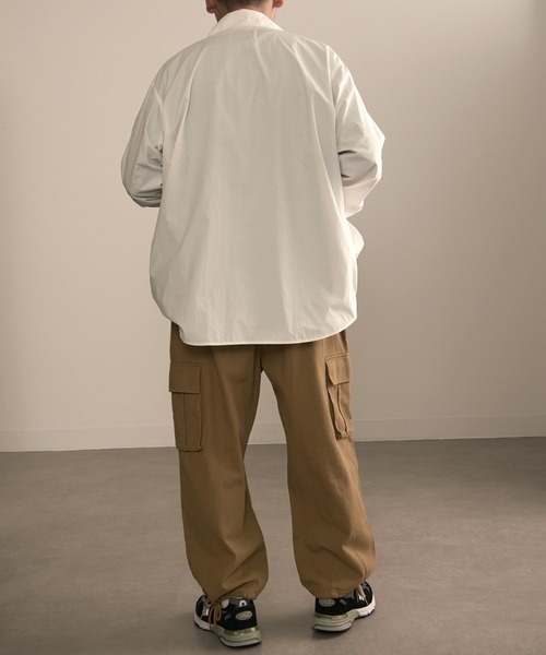 SETUP7（セットアップセブン）の「窮屈感のないルーズストレートシルエット。【SETUP7】M-65　ミリタリービッグポケットカーゴパンツ（カーゴパンツ・メンズ・ブラック/ベージュ/カーキ・4/5）」の22枚目の写真