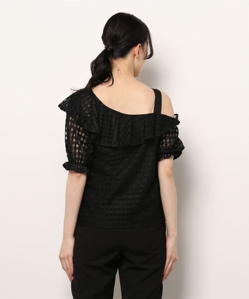 Cheek(チーク)の「ワンショルフリルブラウス(シャツ/ブラウス・レディース・ホワイト/ブラック/イエロー・MEDIUM)」の16枚目の写真