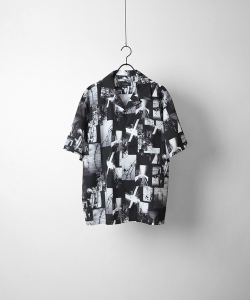 Confirm（コンファーム）の「ビッグシルエット オープンカラー総柄半袖シャツ フラワー / 幾何学 ユニセックス【Confirm】2025SS（シャツ/ブラウス・メンズ・ブラック/ブラウン/グレー/ブラック系その他/ブルー/ワイン/ホワイト/チャコールグレー/ブラック系その他2/その他/イエロー/オレンジ/ホワイト系3/ブラック系3/グレー系3/ブラック系その他3/グレー系その他3/ホワイト系その他3・M/L）」の8枚目の写真