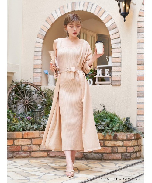 リブニットロングワンピース（ワンピース）｜Darich（ダーリッチ）の