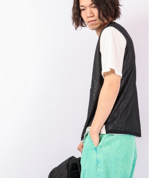 FUNALIVE(ファンアライブ)の「Sunsweet フェイクレイヤードデザイン半袖Tシャツ(Tシャツ/カットソー・メンズ・ブラック/ベージュ・M/L)」の16枚目の写真