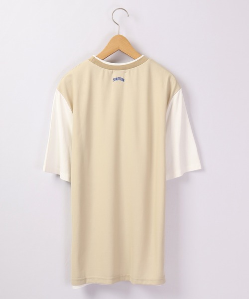 FUNALIVE(ファンアライブ)の「Sunsweet フェイクレイヤードデザイン半袖Tシャツ(Tシャツ/カットソー・メンズ・ブラック/ベージュ・M/L)」の17枚目の写真