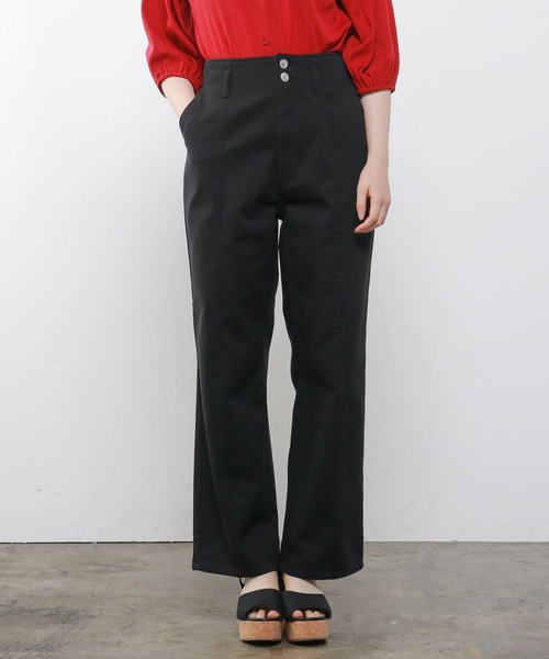 Honeys(ハニーズ)の「ストレートパンツ(デニムパンツ・レディース・アイボリー/ブラック/インディゴブルー/ライトインディゴブルー・SS/S/M/L)」の14枚目の写真