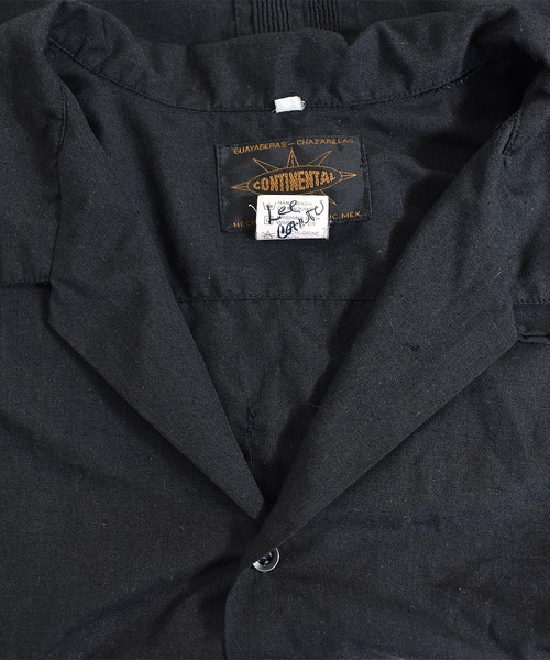 VINTAGE（ヴィンテージ）の「【ヴィンテージ古着】CONTIMENTAL  キューバシャツ（シャツ/ブラウス・メンズ・ブラック・X-LARGE）」の4枚目の写真