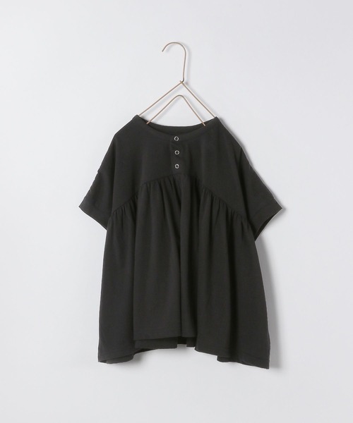 LOWRYS FARM（ローリーズファーム）の「ドルマンギャザープルオーバー　299632（Tシャツ/カットソー・キッズ・アイボリー/ブラウン/チャコールグレー・110cm/120cm/130cm/140cm/150cm）」の6枚目の写真