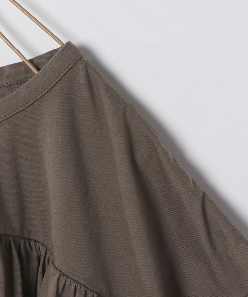 LOWRYS FARM（ローリーズファーム）の「ドルマンギャザープルオーバー　299632（Tシャツ/カットソー・キッズ・アイボリー/ブラウン/チャコールグレー・110cm/120cm/130cm/140cm/150cm）」の8枚目の写真