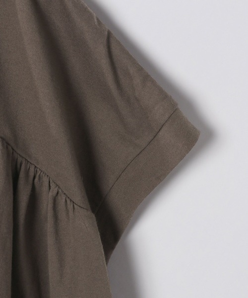 LOWRYS FARM（ローリーズファーム）の「ドルマンギャザープルオーバー　299632（Tシャツ/カットソー・キッズ・アイボリー/ブラウン/チャコールグレー・110cm/120cm/130cm/140cm/150cm）」の9枚目の写真