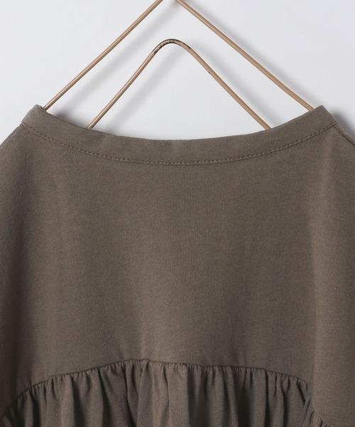 LOWRYS FARM（ローリーズファーム）の「ドルマンギャザープルオーバー　299632（Tシャツ/カットソー・キッズ・アイボリー/ブラウン/チャコールグレー・110cm/120cm/130cm/140cm/150cm）」の12枚目の写真