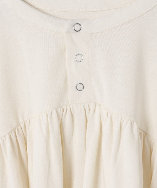 LOWRYS FARM（ローリーズファーム）の「ドルマンギャザープルオーバー　299632（Tシャツ/カットソー・キッズ・アイボリー/ブラウン/チャコールグレー・110cm/120cm/130cm/140cm/150cm）」の14枚目の写真