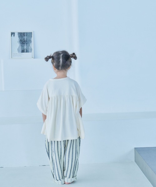 LOWRYS FARM（ローリーズファーム）の「ドルマンギャザープルオーバー　299632（Tシャツ/カットソー・キッズ・アイボリー/ブラウン/チャコールグレー・110cm/120cm/130cm/140cm/150cm）」の17枚目の写真