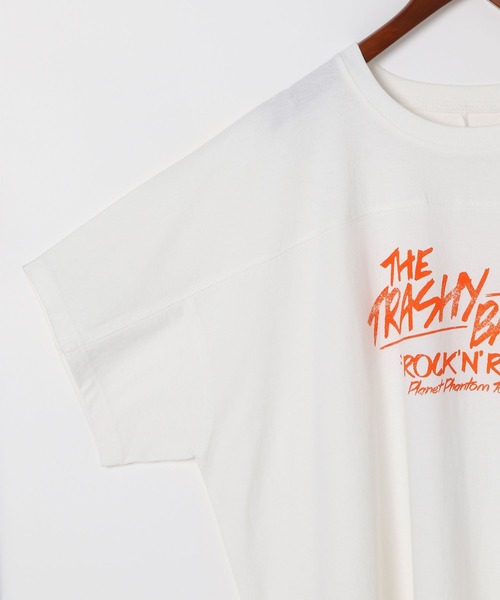 niko and...（ニコアンド）の「【GOOD ROCK SPEED(グッドロックスピード)】コラボツアーチュニックTシャツ（Tシャツ/カットソー・レディース・ブラック/オフホワイト・FREE）」の7枚目の写真