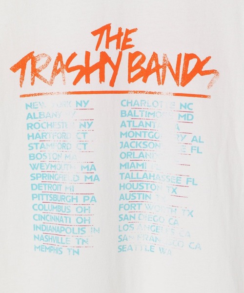 niko and...（ニコアンド）の「【GOOD ROCK SPEED(グッドロックスピード)】コラボツアーチュニックTシャツ（Tシャツ/カットソー・レディース・ブラック/オフホワイト・FREE）」の12枚目の写真