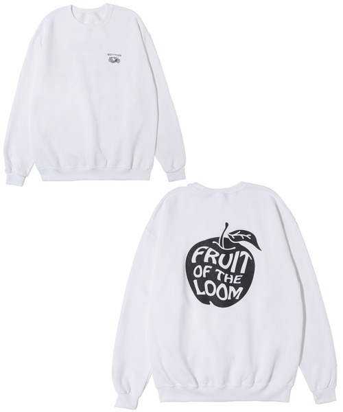 FRUIT OF THE LOOM（フルーツオブザルーム）の「プリントトレーナーB / 長袖 / クルーネック/ スウェット / プリント / カジュアル / ユニセックス（スウェット・メンズ・A/H/J/Q/C/D/E/F/K/L/M/N/B/G/I/P・M/L/XL）」の9枚目の写真