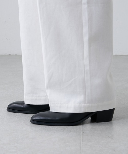 Lui's（ルイス）の「【Neucon / ニューコン】 ベルテッドデニムパンツ（デニムパンツ・メンズ・ネイビー/オフホワイト・1/2）」の11枚目の写真