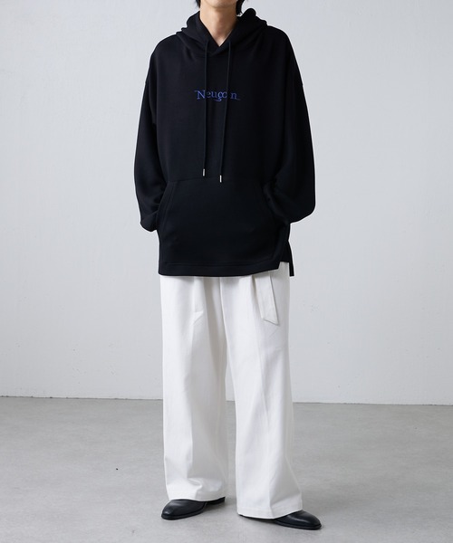 Lui's（ルイス）の「【Neucon / ニューコン】 ベルテッドデニムパンツ（デニムパンツ・メンズ・ネイビー/オフホワイト・1/2）」の15枚目の写真