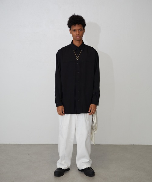 Lui's（ルイス）の「【Neucon / ニューコン】 ベルテッドデニムパンツ（デニムパンツ・メンズ・ネイビー/オフホワイト・1/2）」の18枚目の写真