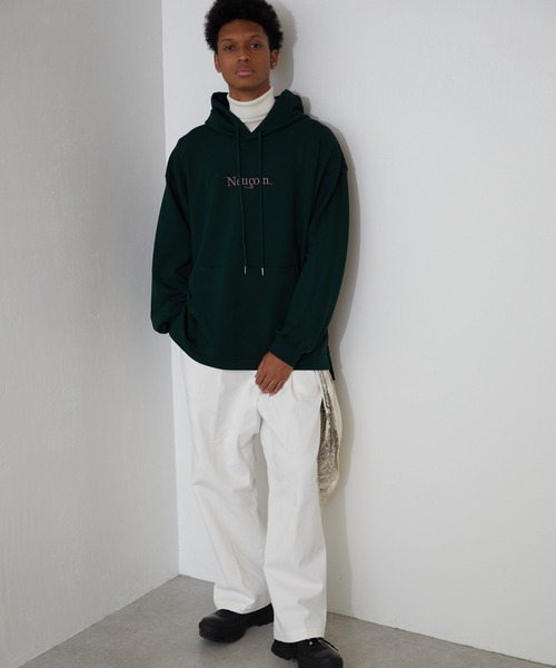 Lui's（ルイス）の「【Neucon / ニューコン】 ベルテッドデニムパンツ（デニムパンツ・メンズ・ネイビー/オフホワイト・1/2）」の9枚目の写真