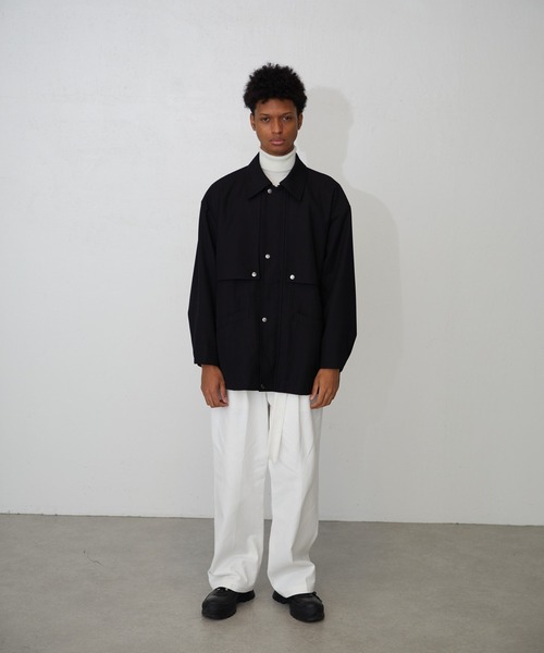 Lui's（ルイス）の「【Neucon / ニューコン】 ベルテッドデニムパンツ（デニムパンツ・メンズ・ネイビー/オフホワイト・1/2）」の13枚目の写真