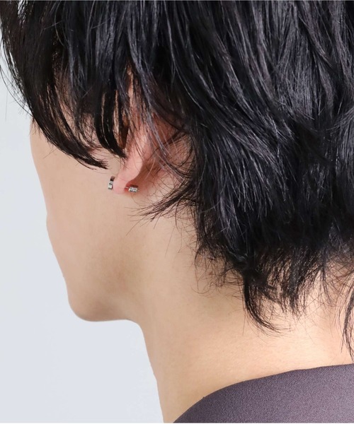 LION HEART（ライオンハート）の「【限定展開】“LH-1”サークルコインスタッズピアス/サージカルステンレス（金属アレルギー対応）【LION HEART / ライオンハート】（ピアス（片耳用）・メンズ・シルバー×ブラック/シルバー/シルバー×ブルー/シルバー系その他・ONE SIZE）」の22枚目の写真