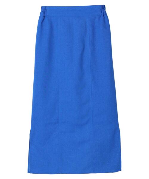 Green Parks(グリーンパークス)の「リネン入りサイドスリットスカート(スカート・レディース・ベージュ/ブルー/ブラック・FREE)」の18枚目の写真