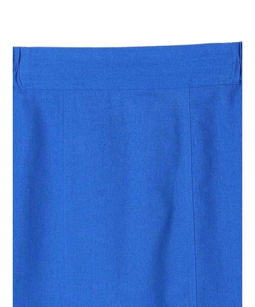 Green Parks(グリーンパークス)の「リネン入りサイドスリットスカート(スカート・レディース・ベージュ/ブルー/ブラック・FREE)」の20枚目の写真