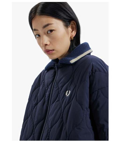 FRED PERRY（フレッドペリー）の「Padded Knit Collar Jacket