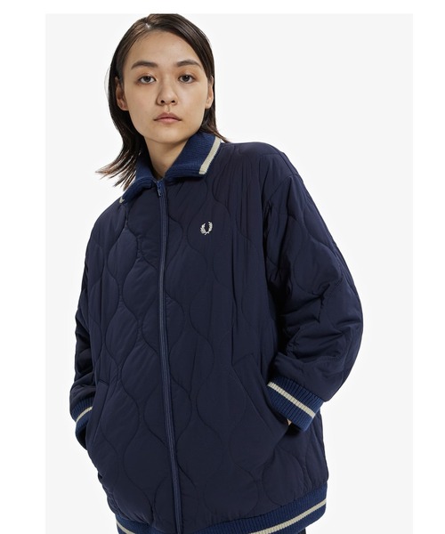 FRED PERRY（フレッドペリー）の「Padded Knit Collar Jacket