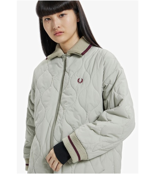 FRED PERRY（フレッドペリー）の「Padded Knit Collar Jacket
