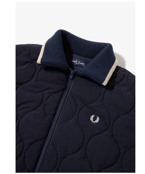 FRED PERRY（フレッドペリー）の「Padded Knit Collar Jacket