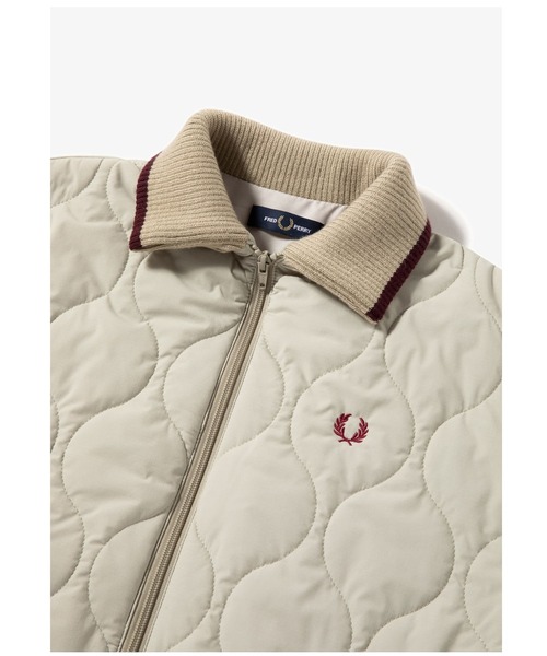 FRED PERRY（フレッドペリー）の「Padded Knit Collar Jacket