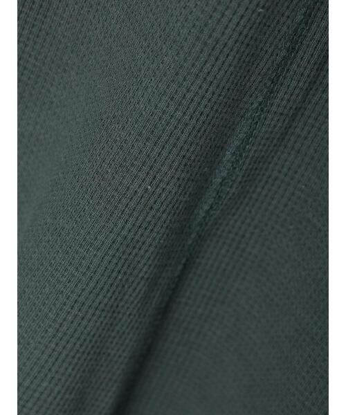 Green　Parks（グリーンパークス）の「ワッフルマーメイドスカート（スカート・レディース・ブラック/カーキ系1・FREE）」の18枚目の写真