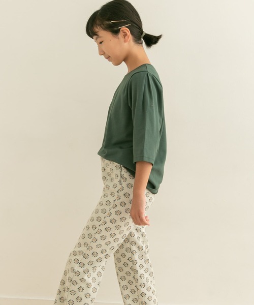 URBAN RESEARCH DOORS（アーバンリサーチドアーズ）の「『親子リンク』タックバルーンスリーブTシャツ(KIDS)（Tシャツ/カットソー・キッズ・グリーン/ベージュ系その他・120/105/150/135）」の8枚目の写真