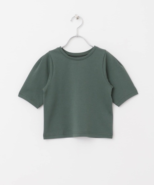 URBAN RESEARCH DOORS（アーバンリサーチドアーズ）の「『親子リンク』タックバルーンスリーブTシャツ(KIDS)（Tシャツ/カットソー・キッズ・グリーン/ベージュ系その他・120/105/150/135）」の16枚目の写真